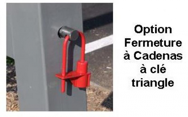  cadenas à fermeture triangle